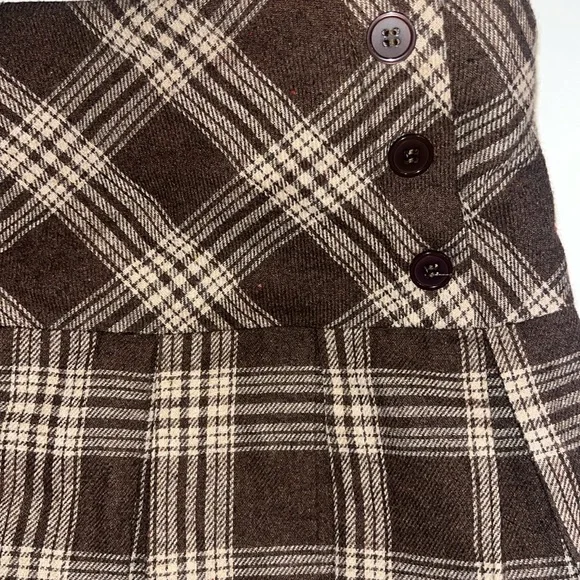 SHEIN Brown Plaid Mini Skirt - Picture 8 of 8